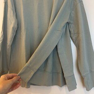 Sweaty Betty longline French terry sweatshirt with thumbholes